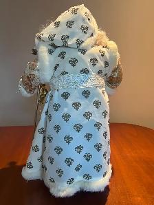 Christmas Santa Elegant Father Time / Father Christmas Figurine - Photo 5