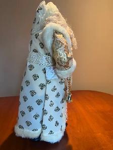 Christmas Santa Elegant Father Time / Father Christmas Figurine - Photo 6