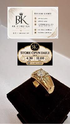 10K yellow  gold with Diamond 0.75 CT - Photo 2