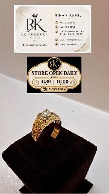 10K yellow  gold with Diamond 0.75 CT - Photo 3