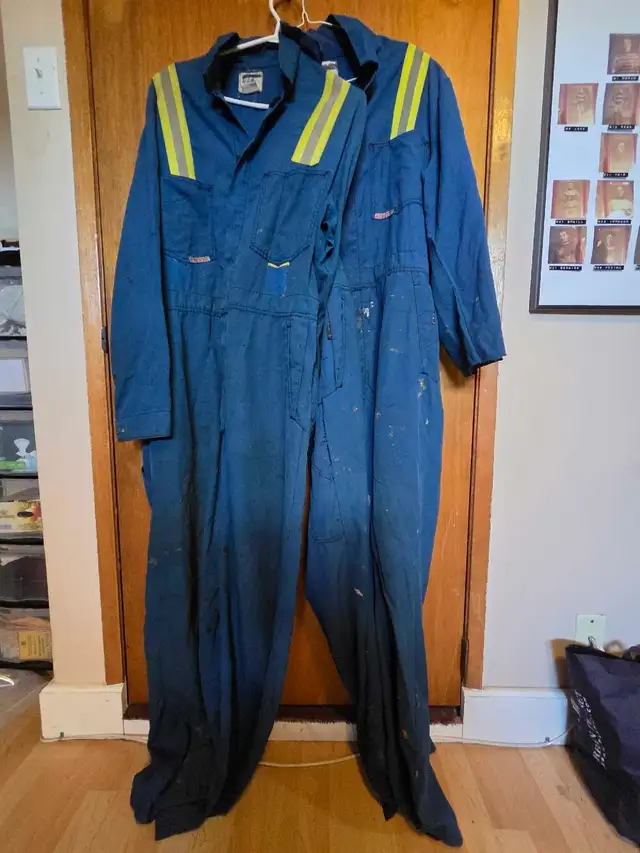 2 used  Nomex fire resistant coveralls size  46R