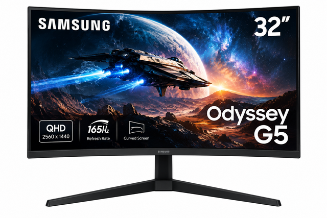 Samsung G5 G55C 32' gaming Curved monitor QHD LS32HG550ENXZA