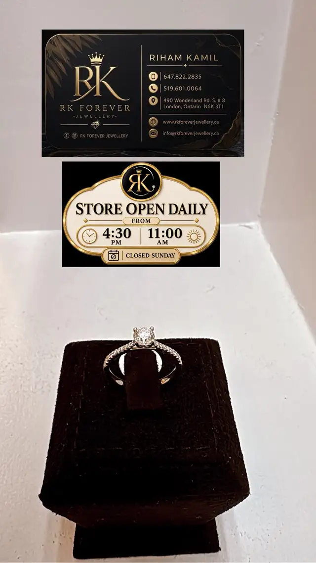 14k White gold with Diamond 0.5 CT