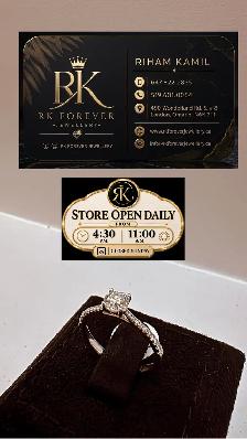 14k White gold with Diamond 0.5 CT - Photo 3