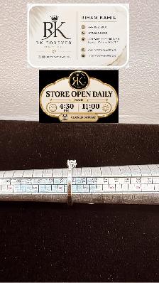 14k White gold with Diamond 0.5 CT - Photo 4