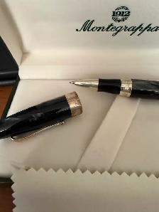 Montegrappa Classica Rollerball Pen - Charcoal - Photo 2