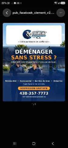 Déménageur disponible cette semaine — Repentigny et environ