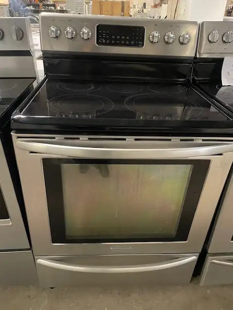 Cuisinière stainless vitrocéramique Whirlpool