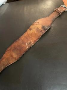 Leather Weight Lifting Belt