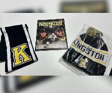 KINGSTON FRONTENACS HOCKEY FAN MERCH!  TOQUE, SCARF, BOOK