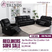 3-Piece Power Recliner Sofa Set