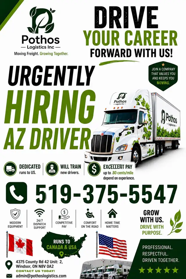 Hiring AZ Long Haul Drivers