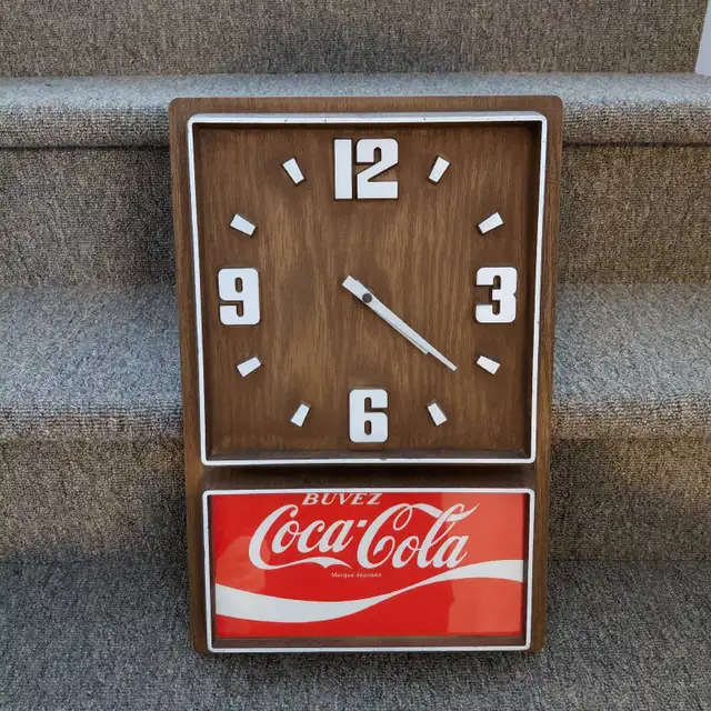Horloge vintage Coke Coca-Cola