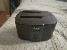 Dual-Bay Hard Drive docking Station 3.5' 2.5' drives 20.00