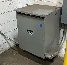 75KVA Transformer, Isolation 600V to 208V /120V $2,250
