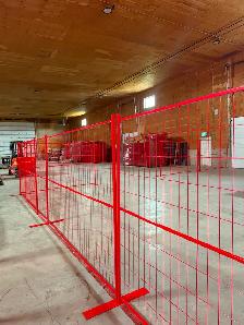 NEW Temporary Construction Fence Panels – 6' x 10' – $65 Each