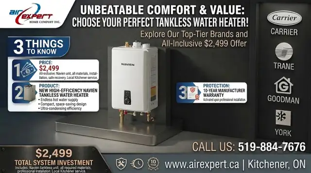 WATER HEATER WATER HEATER TANKLESS WATER HEATER INSTALLED