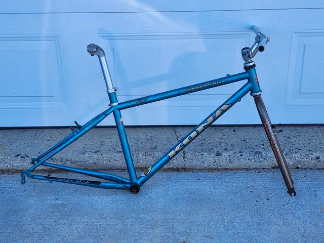 1994 Kona Cinder Cone MTB Frame With Project 2 Fork 42cm