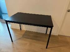 IKEA SANDSBERG Black Dining Table – 110 × 67 cm