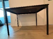 IKEA SANDSBERG Black Dining Table – 110 × 67 cm - Photo 6