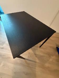 IKEA SANDSBERG Black Dining Table – 110 × 67 cm - Photo 7