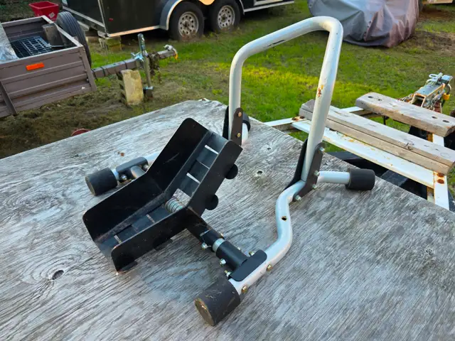 Smart Chock Motorcycle Wheel Chock  Trailer Trasport Track Use