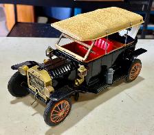Tin Lithograph Battery-Operated "Ford Model T" Toy Car (Japan) - Photo 2