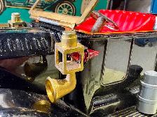 Tin Lithograph Battery-Operated "Ford Model T" Toy Car (Japan) - Photo 7