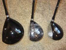 NEW LEFTIES #1/3/5 R FLEX GRAPHITE SHAFT WOODS