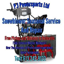 ~Snowblower Seasonal Service and Repair~