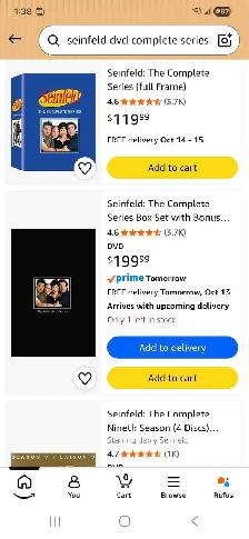 SEINFELD DVD SET COMPLETE SERIES WITH COFFEE TABLE BOOK - Photo 6