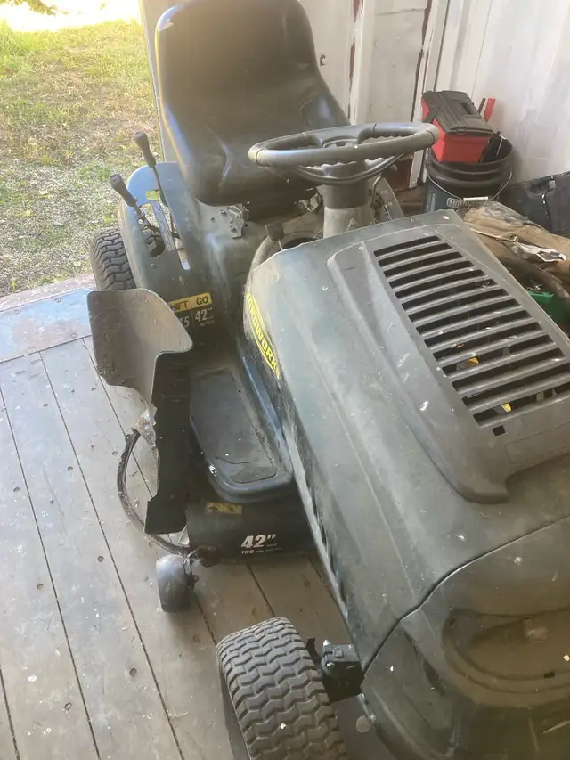 lawn tractor