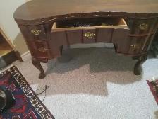 DRESSER/DESK -VINTAGE- IMBUIA WOOD- IMPORTED - Photo 2