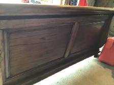 SLEIGH BED SOLID WOOD HEADBOARD & FOOTBOARD - Photo 6
