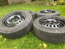 17' Goodyear Winter Tires on Rims, Off a Hyundai - Photo 2