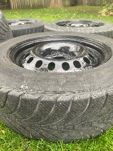 17' Goodyear Winter Tires on Rims, Off a Hyundai - Photo 3