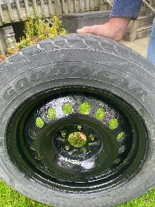 17' Goodyear Winter Tires on Rims, Off a Hyundai - Photo 8