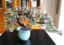 Ancient Style Jade Glass Flower Tree