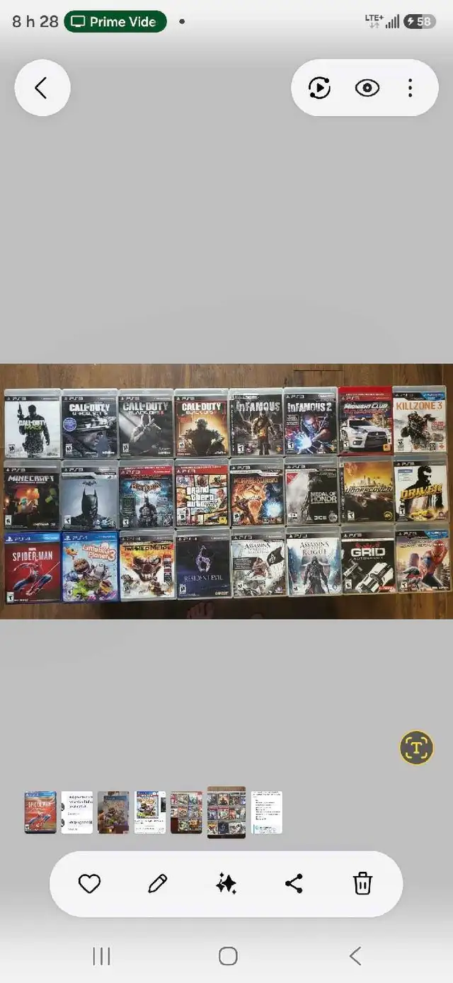 LOTS DE JEUX PLAYSTATION 3