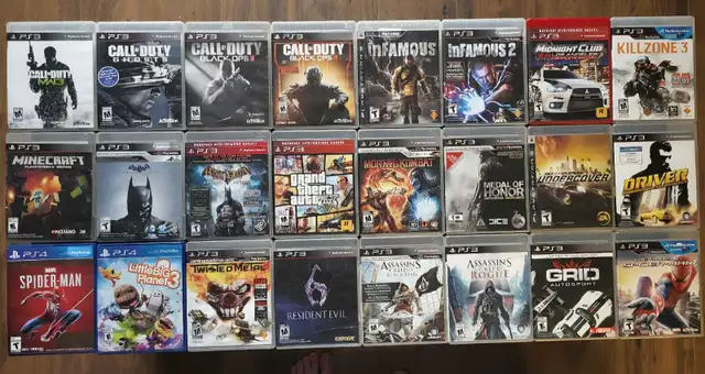 LOT DE JEUX PS3