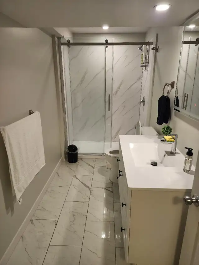 Furnished Rooms for Rent – Modern 2‑Bedroom Basement