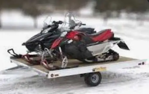 Snowmobile trailer for rent