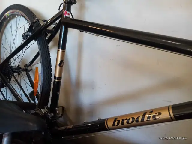 Trek 8.4 DS and a Brodie Express MTN bikes.