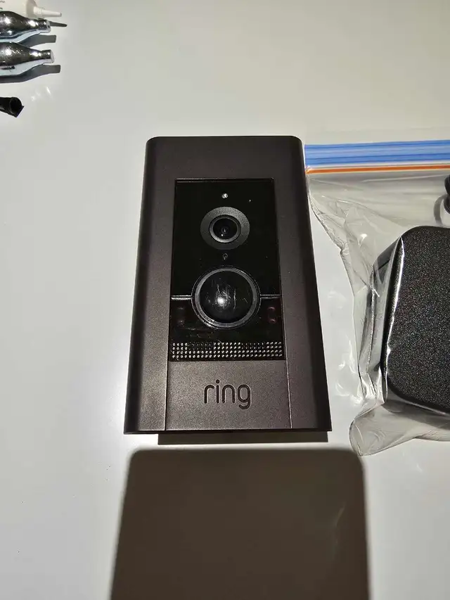 Ring doorbell elite with poe injector 1080p HD video