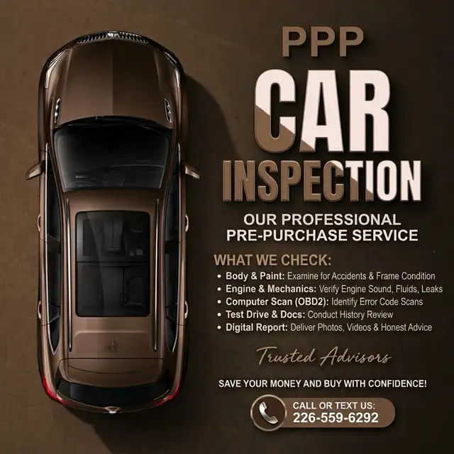PPP - Professional Pre-Purchase car inspection service