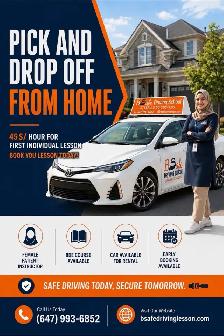 Female Driving instructor