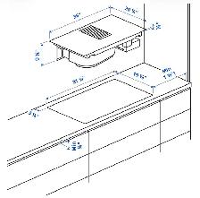 IKEA FÖRNEBO Induction Cooktop with Built-In Extractor - Photo 2