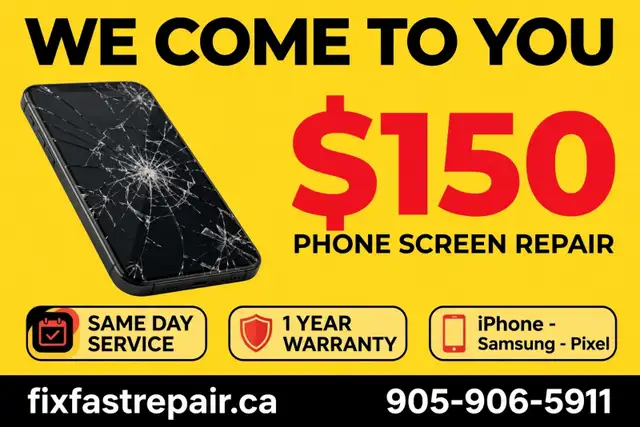 Phone Screen Repair - iPhone, Samsung, Pixel | Welland