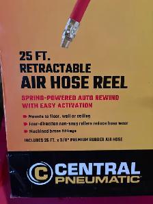 Retractable air compressor hose