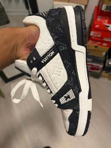 Louis Vuitton Trainer sneaker 100% authentic size us 10 - Photo 3